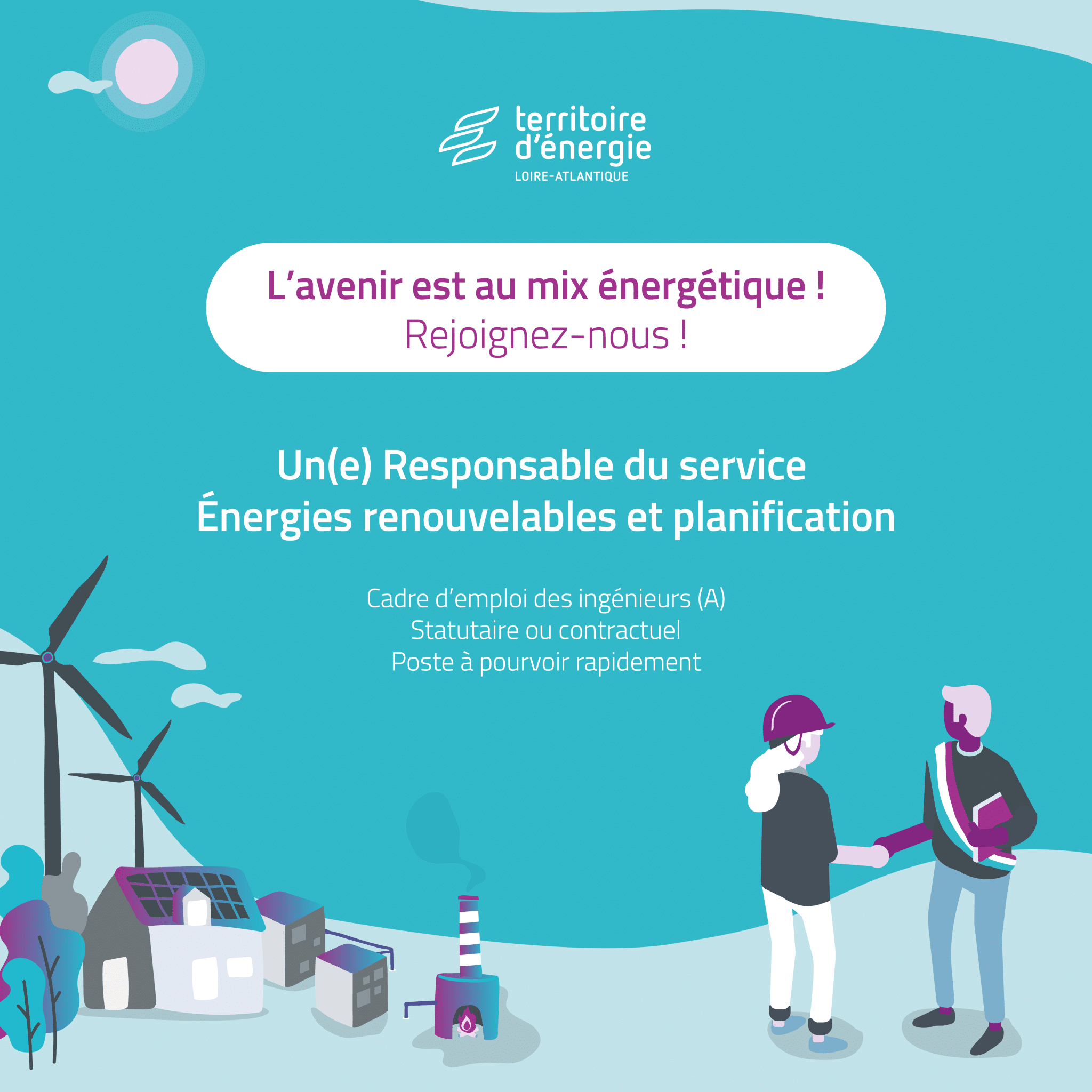 Un(e) Responsable du service Énergies renouvelables et planification